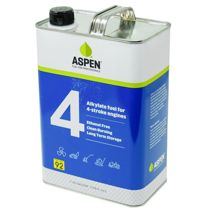 Combustible Aspen 4 para motores de 4 tiempos sin etanol, 1 galón