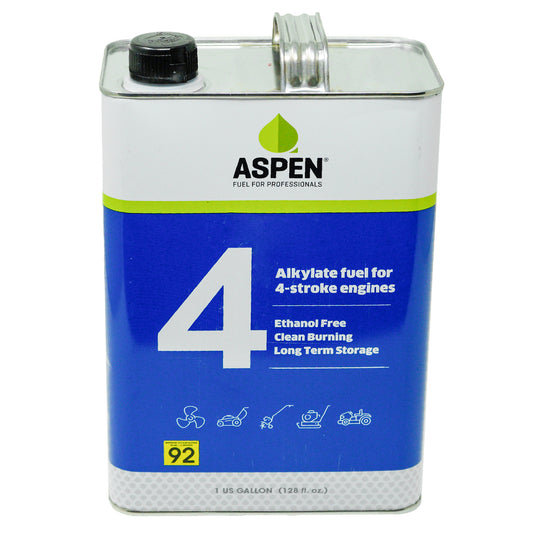 Combustible Aspen 4 para motores de 4 tiempos sin etanol, 1 galón