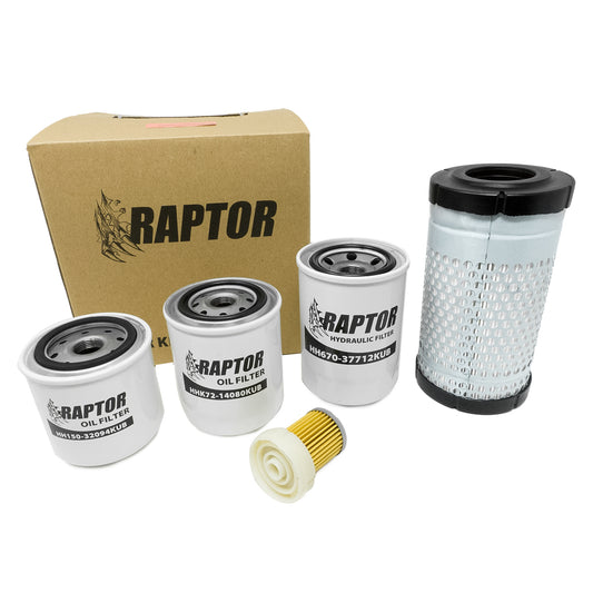 Kit de filtro Raptor para tractores Kubota B26 B7500 B7510 B7610 B2410 D HST