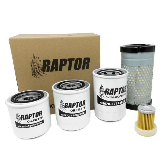 Kit de filtro Raptor para Kubota B3000 B3030 B3300 B7800
