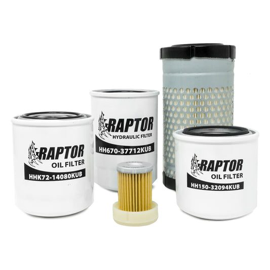 Kit de filtro Raptor para Kubota B3000 B3030 B3300 B7800
