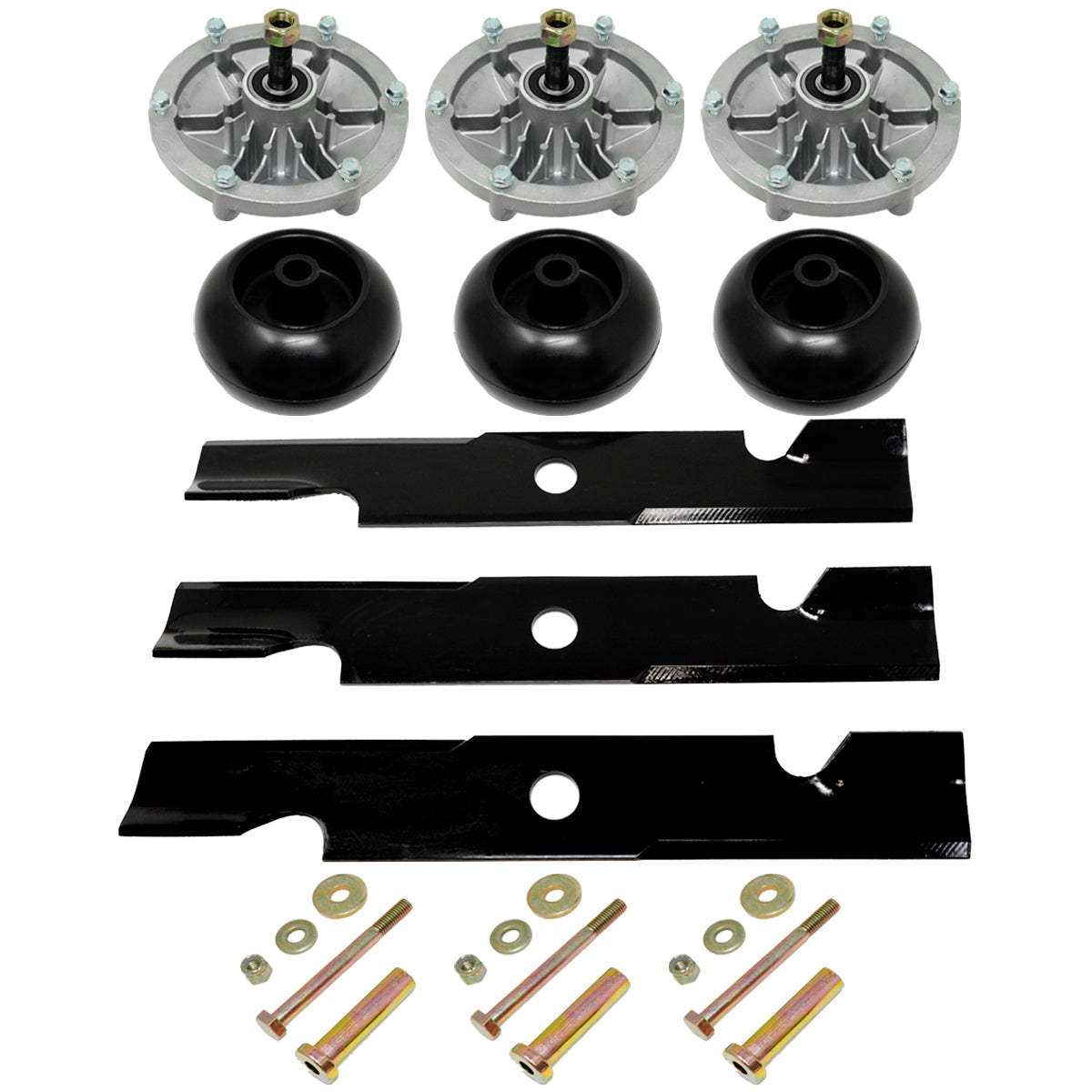 Spindle Blade Wheel Deck Kit for Exmark 52 Inch & 48 Inch
