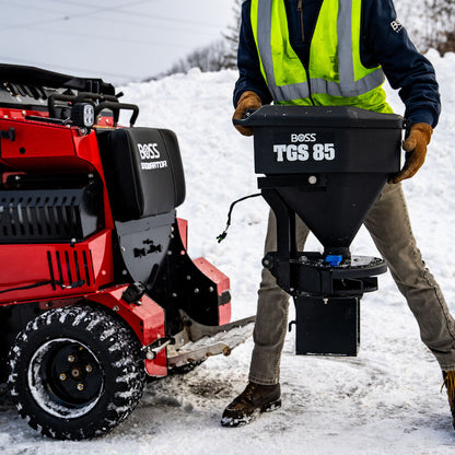 BOSS SR MAG TGS85 Rear-Mounted Poly Broadcast Spreader