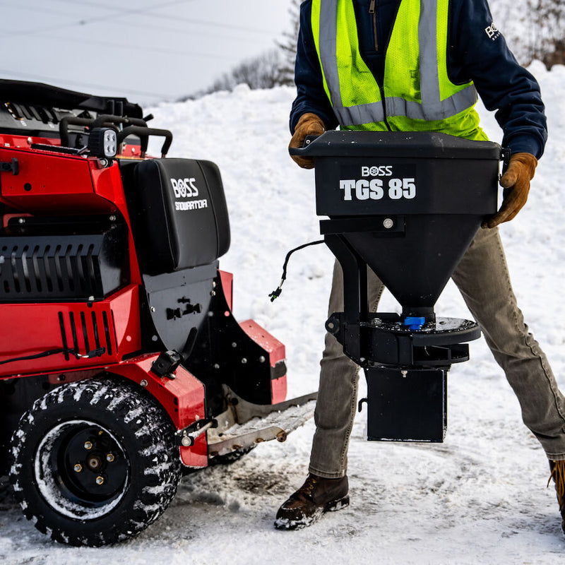 BOSS SR MAG TGS85 Distribuidor de transmisión de polietileno montado en la parte trasera