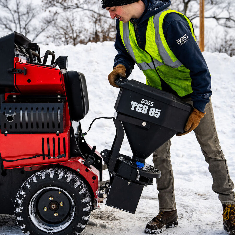 BOSS SR MAG TGS85 Distribuidor de transmisión de polietileno montado en la parte trasera