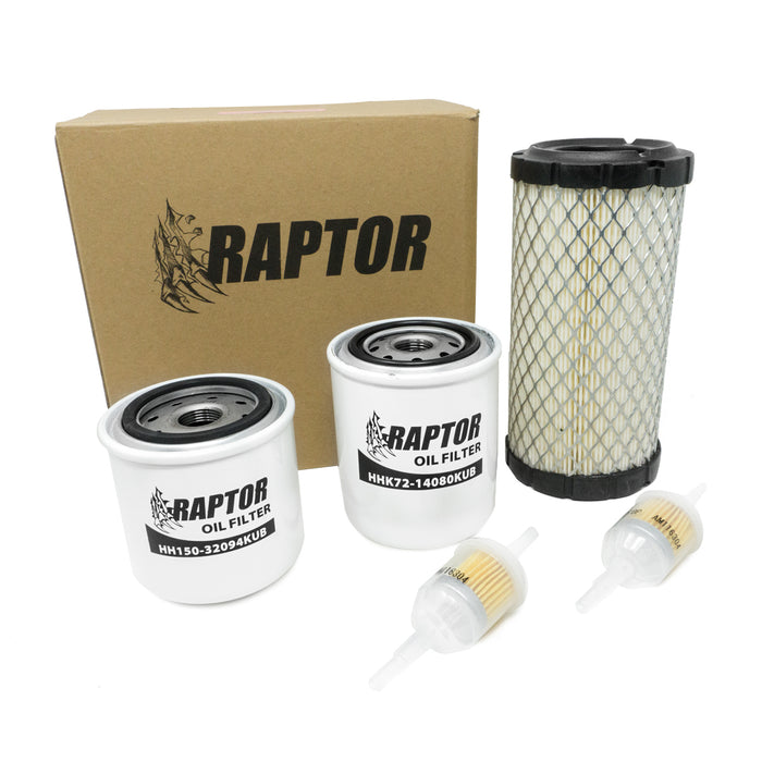 Raptor Filter Kit for Kubota BX22 BX2200 BX23 BX2660 BX2670