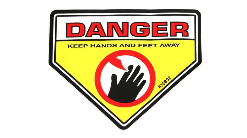 Bobcat 835892 Decal-Danger Hands & Feet