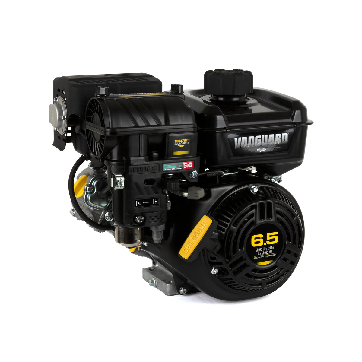Motor Vanguard® 200 de 6.5 HP, monocilíndrico, con eje horizontal de 3/4"