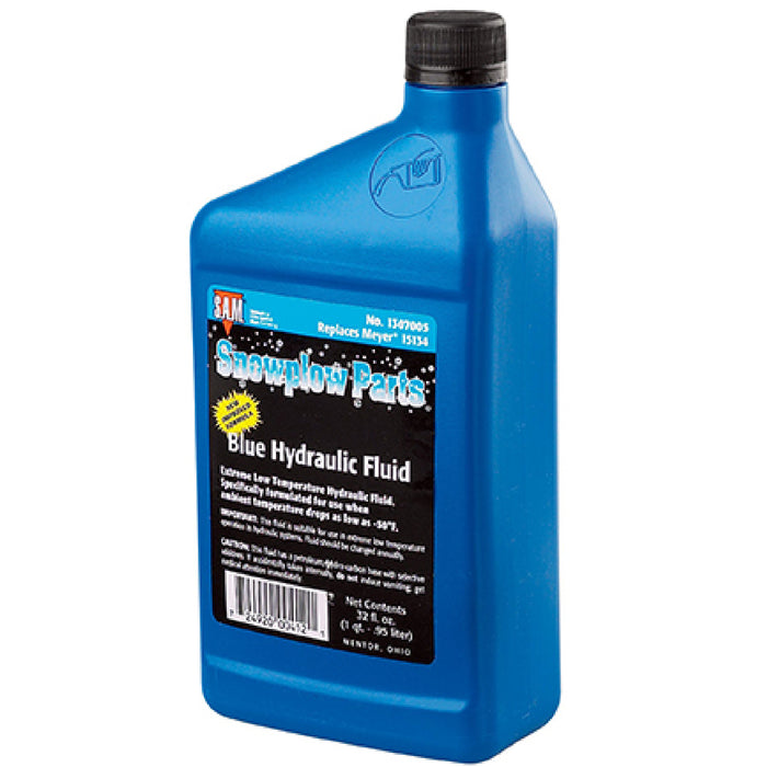 Buyers 1307005 Fluido hidráulico azul de baja temperatura, 1 cuarto de galón.