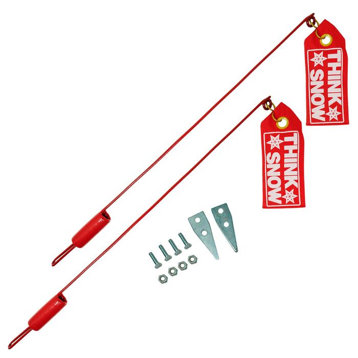 Productos para compradores 1308210 Guía de cuchillas de alambre Sam con banderas y herrajes para fijar