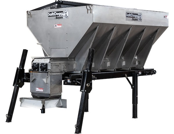 Buyers 14512F577121 Saltdogg 9.0 Cubic Yard 12 Ft Hydraulic Dual Auger Spreader