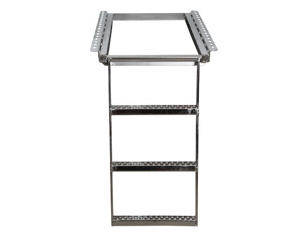 Buyers 5233001 3-Rung Stainless Steel Retractable Truck Step
