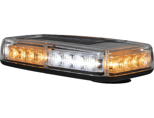 Buyers 8891042 Amber/Clear 11 Inch Rectangular Multi-Mount LED Mini Light Bar