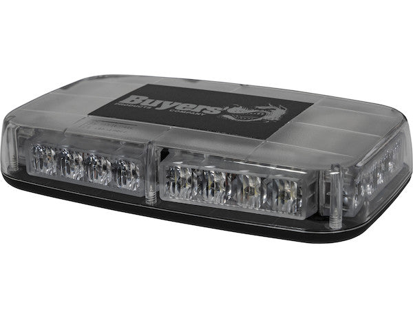 Buyers 8891042 Amber/Clear 11 Inch Rectangular Multi-Mount LED Mini Light Bar