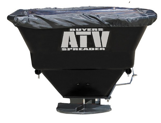 Buyers ATVS100 Horizontal Mount ATV Spreader 100 Pound Capacity