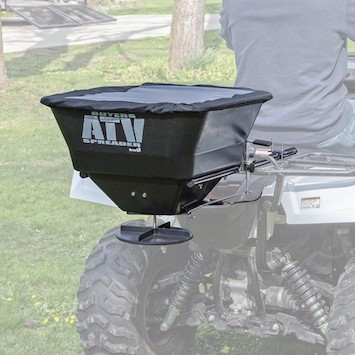 Buyers ATVS100 Horizontal Mount ATV Spreader 100 Pound Capacity