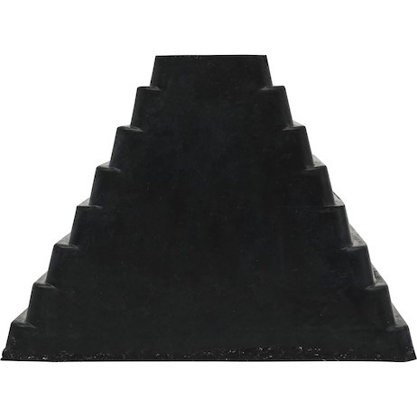 Buyers WC1086 Heavy Duty Rubber Wheel Chock W/ Chain Eye 10X8X