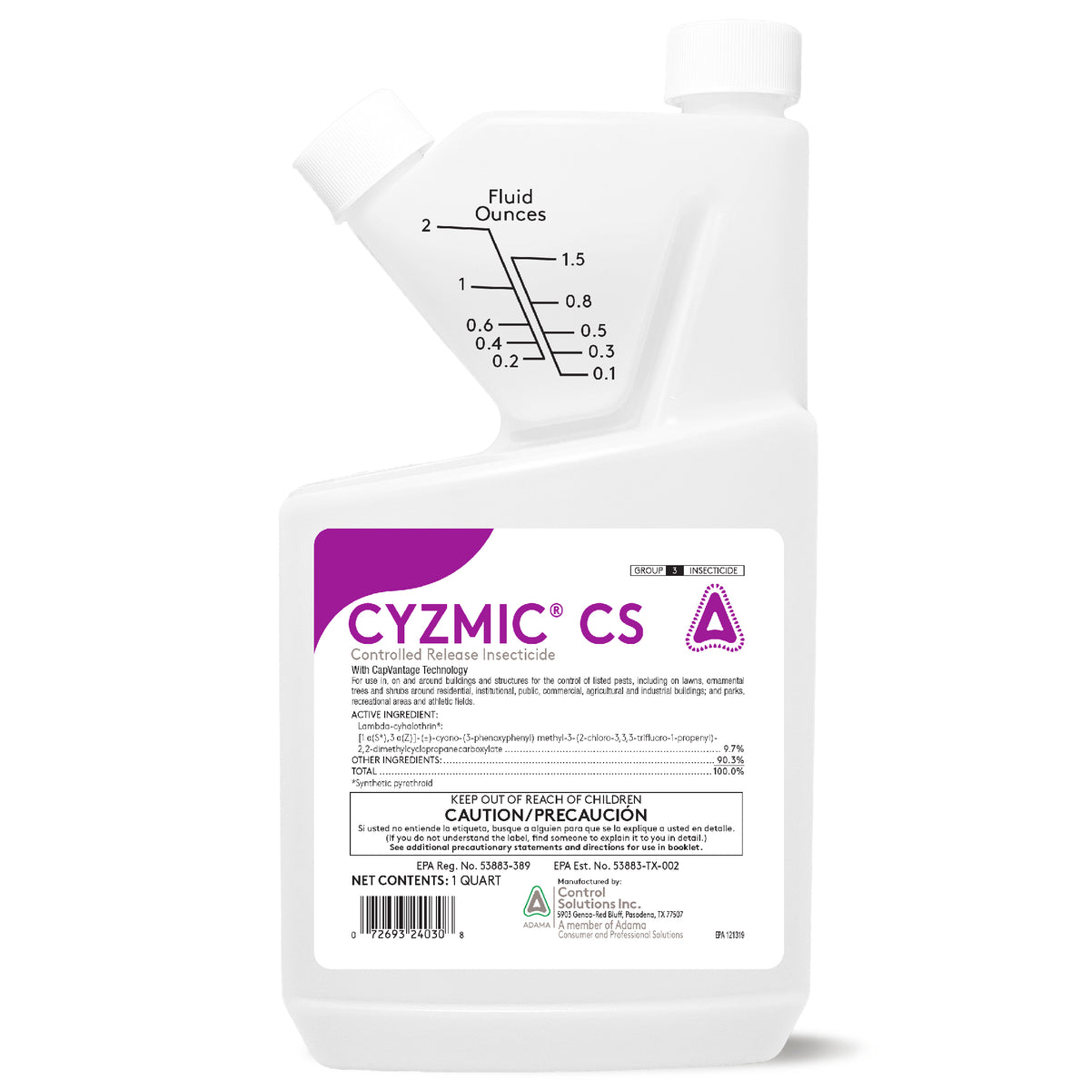 Quali-Pro CYZMIC CS Controlled Release Insecticide 1 Qt.