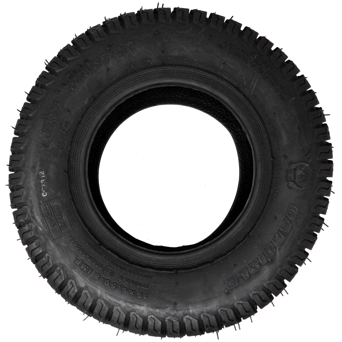Carlisle 511401 Turf Master Tire 16X6.50-8 4 Ply