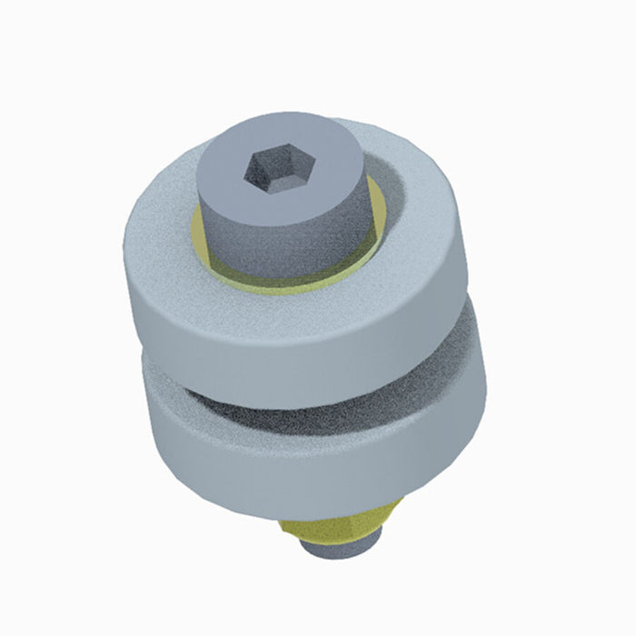 Kit de rodamientos para canaletas Boss SnowRator 143-5141, con cubierta de goma, soporte