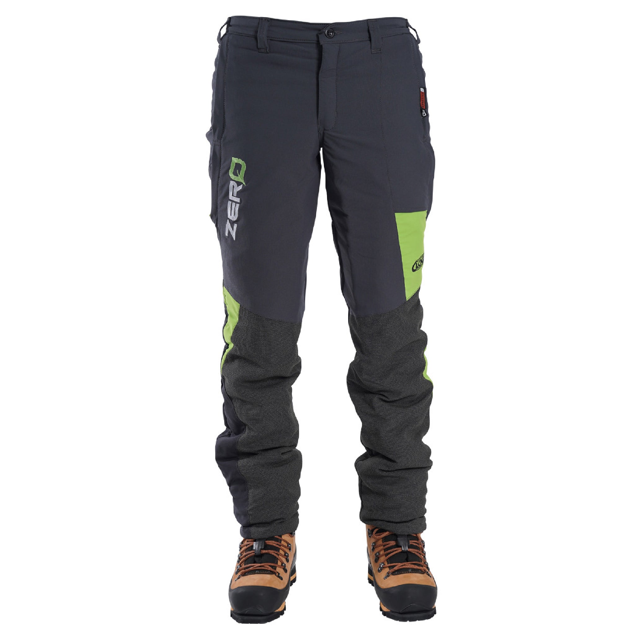 Clogger TU71Z Zero Gen2 Light & Cool Men's Arborist UL Chainsaw Pants - Grey/Green