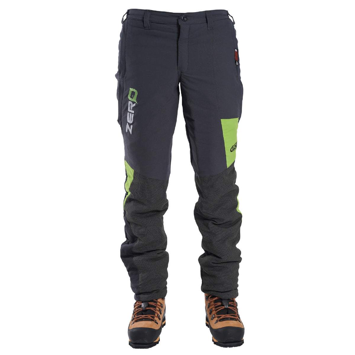 Clogger TU71Z Zero Gen2 Light & Cool Men's Arborist UL Chainsaw Pants - Grey/Green