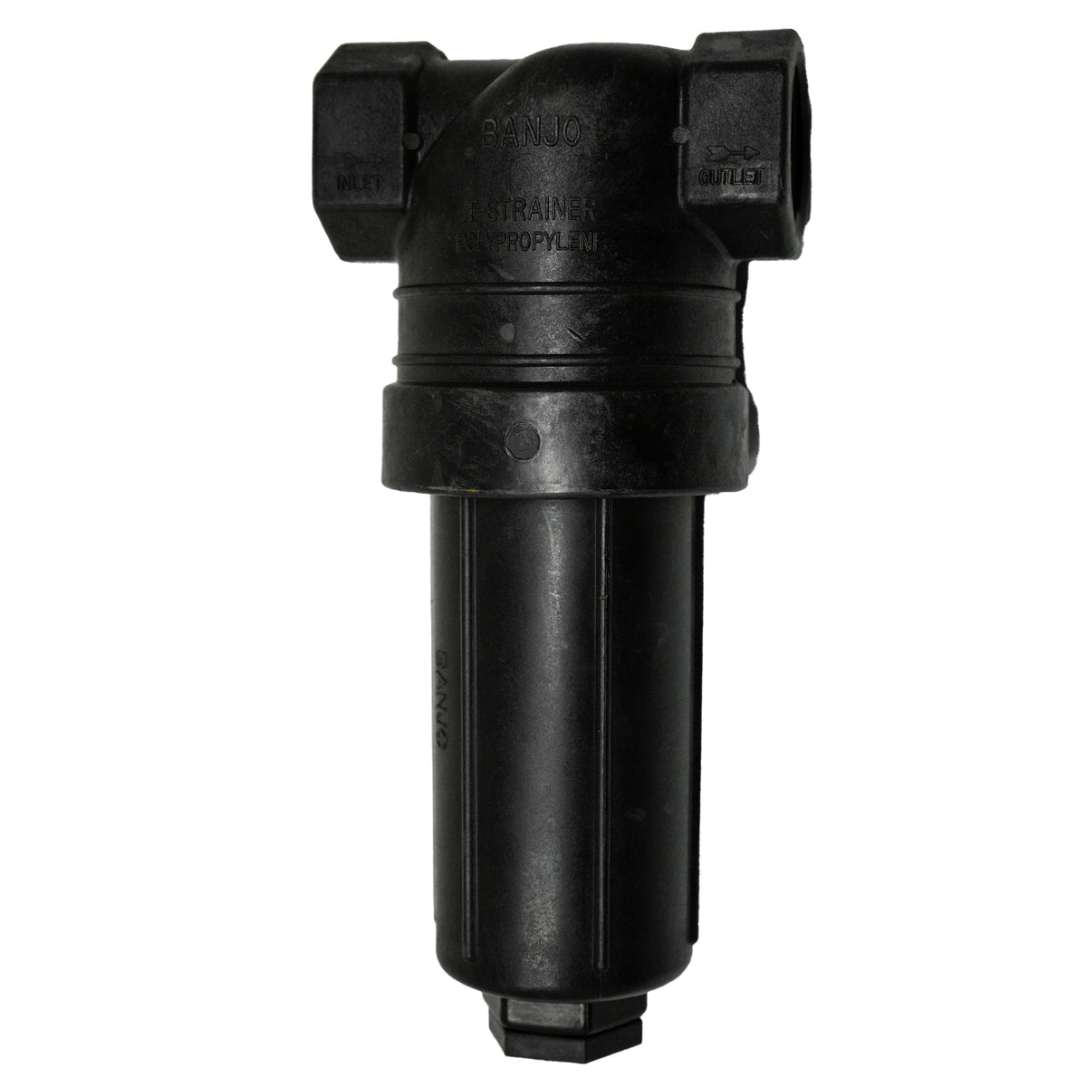 Cabezal de filtro en T de polietileno de 1-1/2" LST150-H de Contree Manufacturing