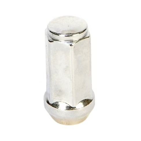 Tuerca de rueda Dexter 12CLN-L de 1/2" 20, cromada, estilo bellota/abultado, 3/4" de alto