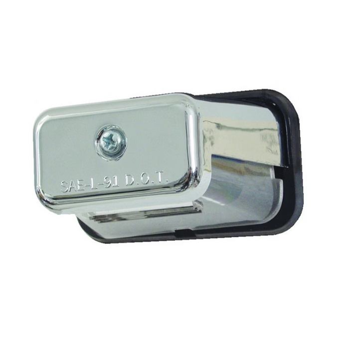 Luz de matrícula LED Dexter LPL-41CB HD cromada con 5 diodos