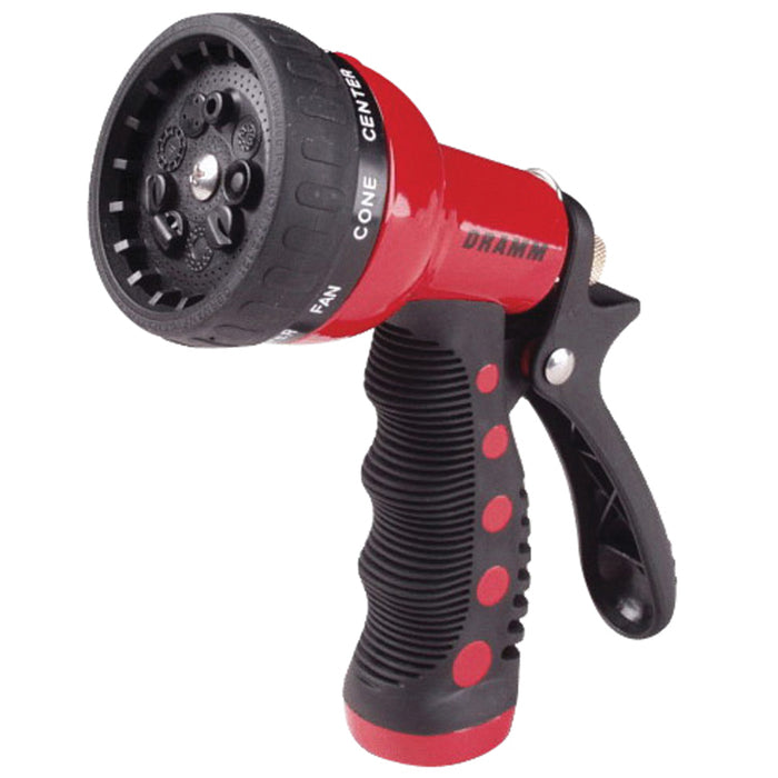 Dramm 12701 Watering Revolver 9 Settings Red