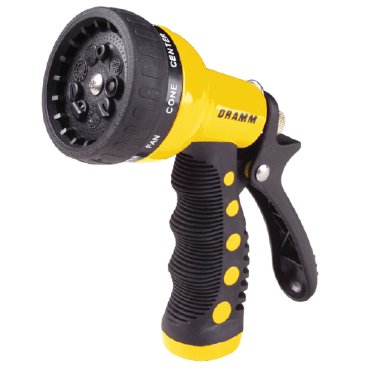 Dramm 12703 Revolver de riego 9 ajustes Amarillo