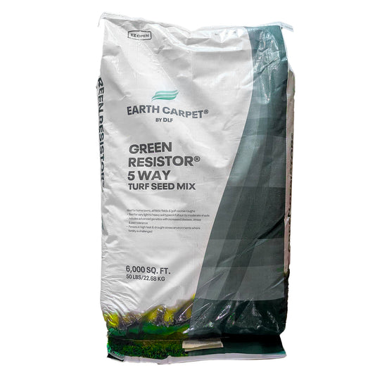 Earth Carpet EC0650 Green Resistor 5 Way Tall Fescue Turf Mix 50 lbs.