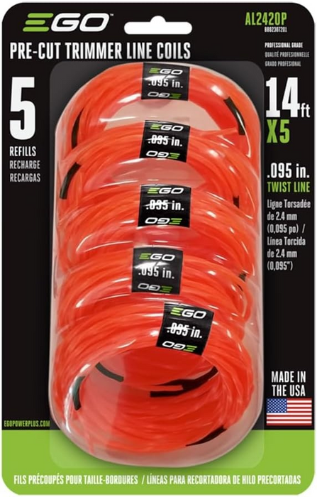 EGO AL2415S 15M 2.4MM/160 FT. 0.095" Twist Line (Donut Package)