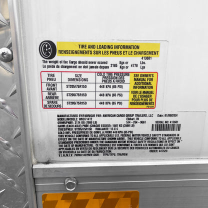 Wells Cargo WHD714T2 14 ft. Wagon HD Enclosed Trailer
