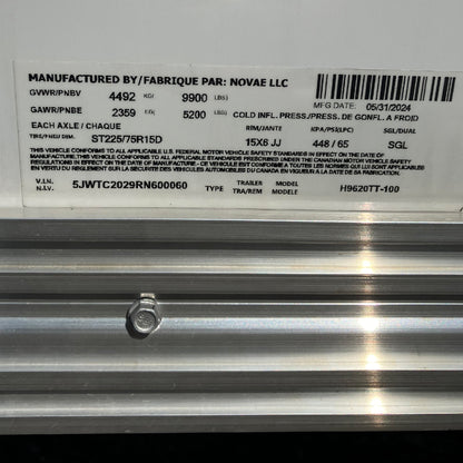 H&H Trailers H9620TT-100 20 ft. Topline Enclosed Trailer