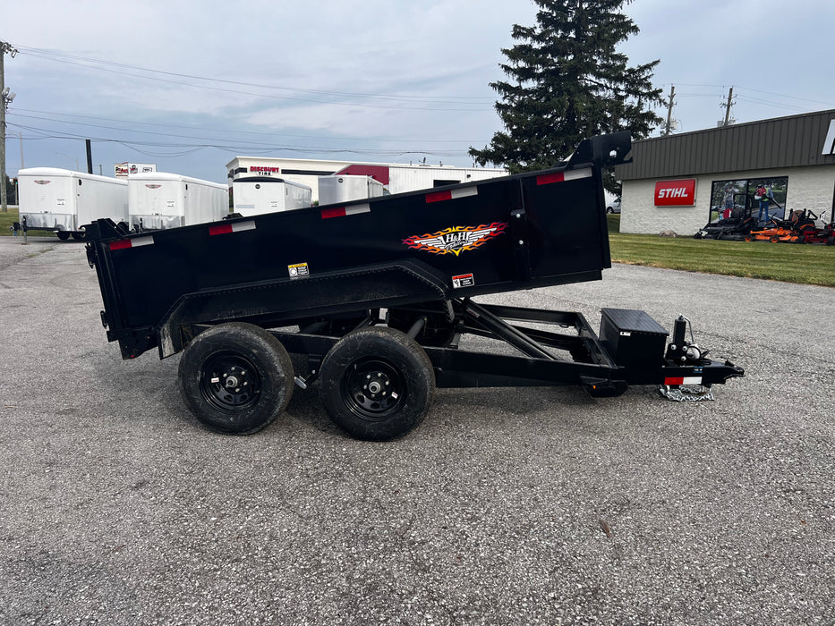 H&H H7610UD-24-100HH 10 Ft. Dump Trailer