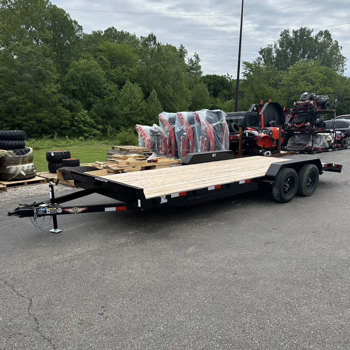 H&H Trailers H8218+2GDFD-070 18 ft. Car Hauler Trailer