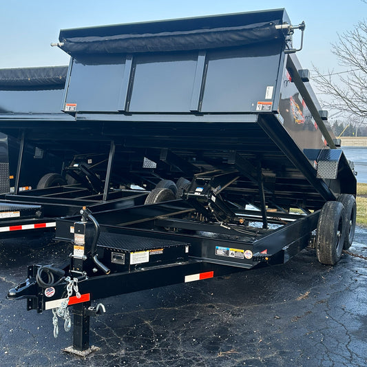 H&H Trailers H8314DBW-B-140 14 ft. Industrial Dump Trailer