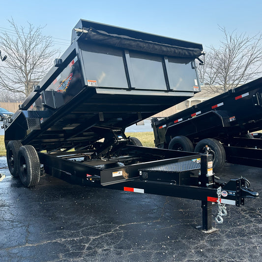 H&H Trailers H8314DBW-B-140 14 ft. Industrial Dump Trailer