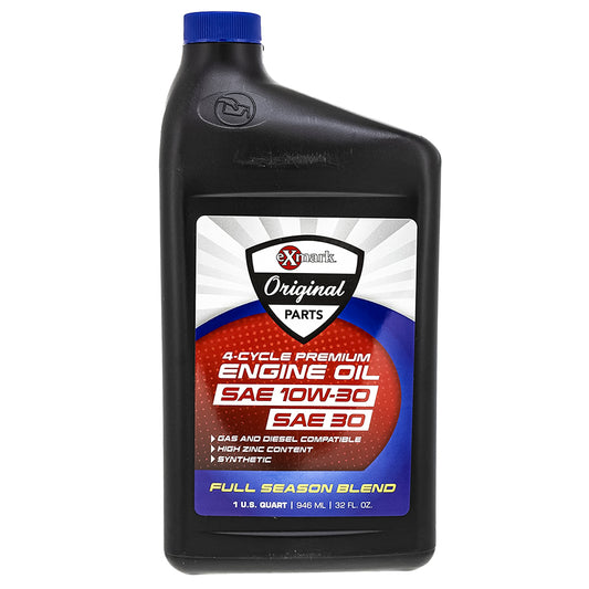 Exmark 135-2566 Aceite de motor 10W-30 totalmente sintético 1 cuarto de galón.