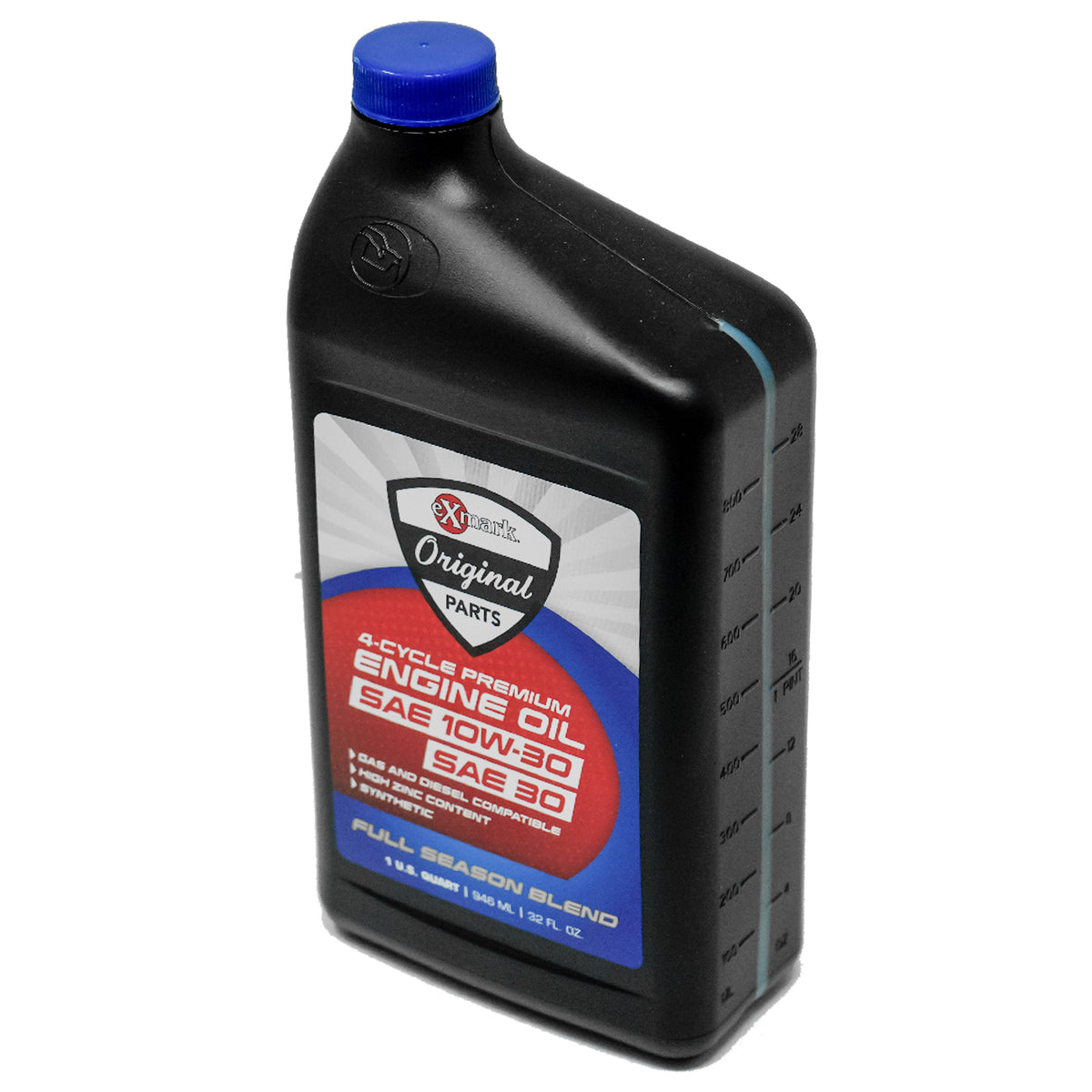 Exmark 135-2566 Aceite de motor 10W-30 totalmente sintético 1 cuarto de galón.