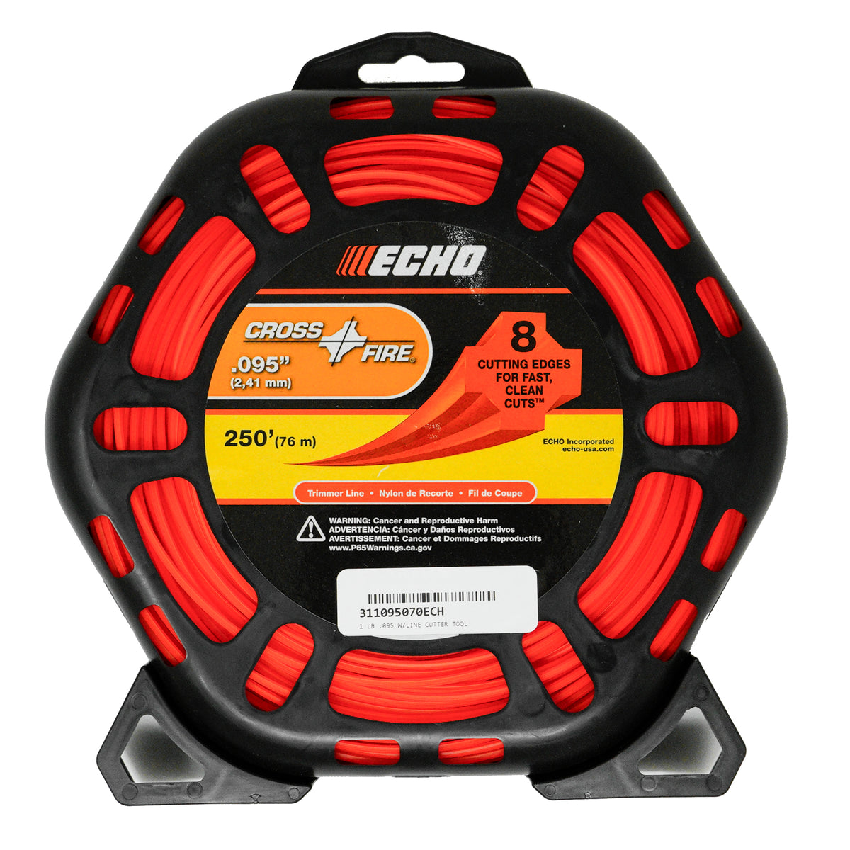 Echo 311095070 Cross-Fire Trimmer Line .095 1 LB