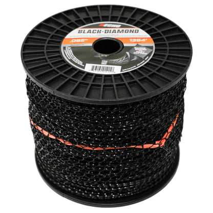 Hilo de corte Echo 330095075 Black Diamond de 0,095 pulg. x 1394 pies, 5 lb