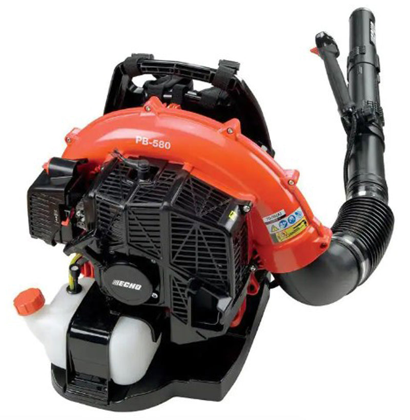Soplador de hojas de mochila Echo PB580TAA con acelerador de tubo