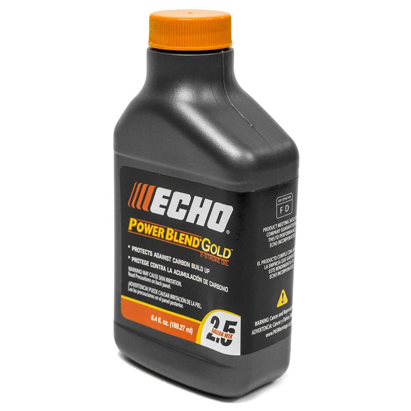 Echo 6450025G Power Blend Gold Aceite para motor de 2 tiempos, mezcla de 2,5 galones, 6,4 oz.