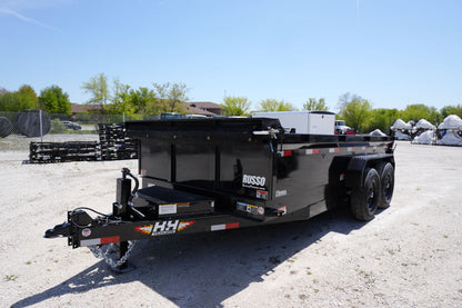 H&H Trailers H8314DBW-B-140 14ft. Industrial Dump Trailer