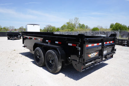 H&H Trailers H8314DBW-B-140 14ft. Industrial Dump Trailer