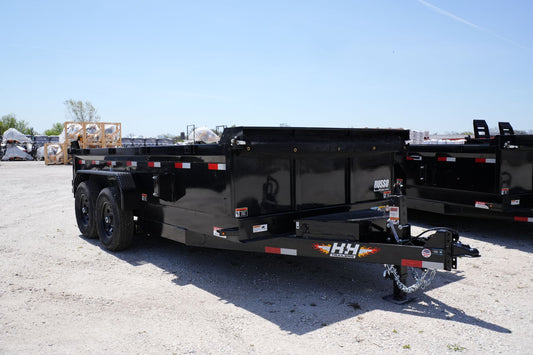 H&H Trailers H8314DBW-B-140 14ft. Industrial Dump Trailer