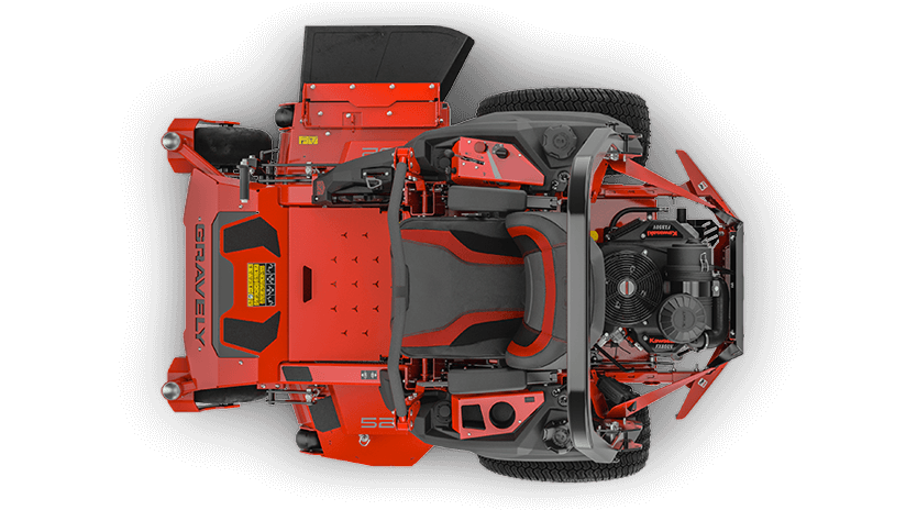Gravely 992510 Pro-Turn 552 27 hp Kawasaki FX850V w/52" 7 Gauge X-Factor 3 dec.k Parker HTG Transaxles, Ogura