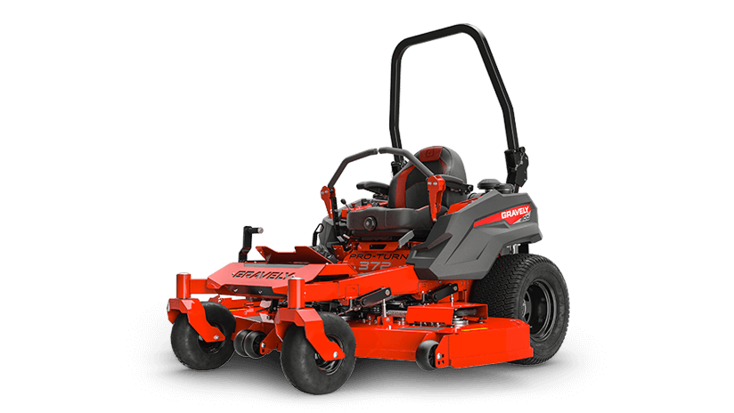 Gravely 992525 Pro-Turn 372 31 hp Kawasaki FX921V con plataforma Parker HTJ X-Factor 3 de 72" y calibre 7